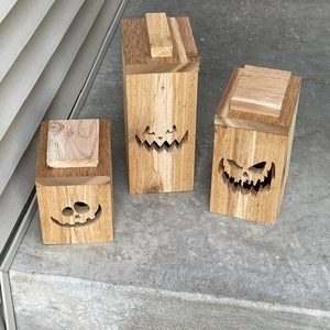 Jack -O-Laterns set of three